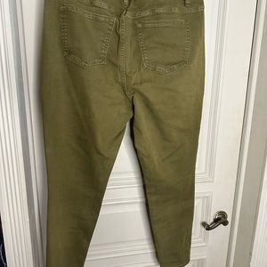 Lane Bryant green jeans size 18